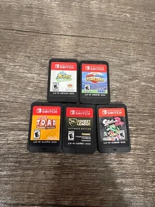 NINTENDO SWTITCH GAMES - MARIO - KIRBY - TOAD - SPLATOON 2 - ROCKET LEAGUE - Picture 1 of 1