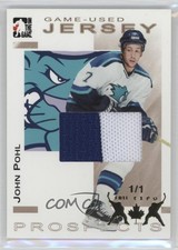 2004 ITG Heroes and Prospects Game-Used Jersey Gold Fall Expo 1/1 John Pohl 2a8