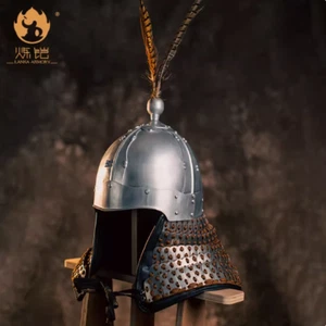 Casco armadura Bohai estilo dinastía Tang tardío Reino Bohai - Imagen 1 de 5