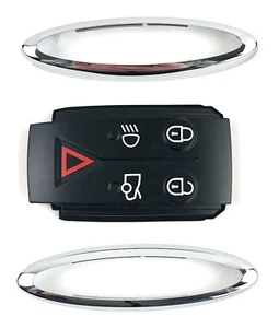 Jaguar Remote Smart Key Replacement Button Pad Repair Rebuild Kit for XK XF - Picture 1 of 6