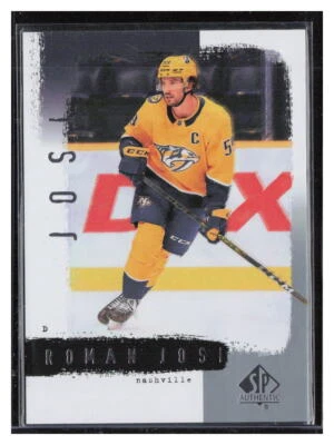 Roman Josi 2020-21 SP Authentic #R72 Nashville Predators - Image 1 of 2