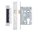 Zoo hardware mortice euro profile sash lock case body - stainless steel (64mm