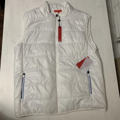 Redvanly Winslow Golf Fashion Vest Mens Large Or XL New Nwt Bright White - Image 1 of 4