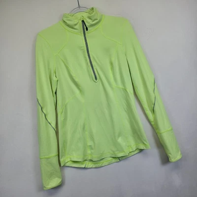 Top Zella Mujer L Amarillo Cinta Reflectante Rendimiento Atletismo Entrenamiento Correr Foto 1 de 4