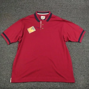 Cutter & Buck Polo Shirt Mens XL Extra Large Red Short Sleeve Golf Cotton - Picture 1 of 9