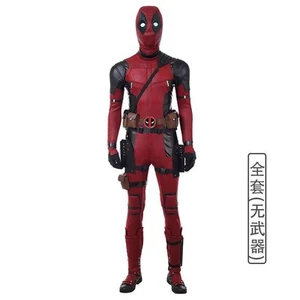 Deadpool 3 Combinaison Cosplay Costume Wade Wilson Accessoires Costume Lot Halloween - Photo 1/28