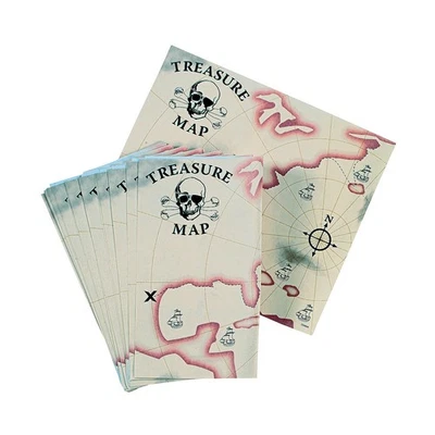 Mapas del tesoro pirata, juguetes, 24 piezas Foto 1 de 2