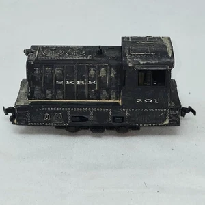 LOCOMOTIVE DIESEL VINTAGE SKR 201 NOIRE MIDGET ÉCHELLE HO NON TESTÉE - Photo 1/6