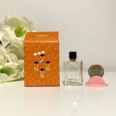 Hermes Terre D'Hermes Eau De Toilette EDT 5 ml/0,17 oz Mini Splash 2025 vacaciones nuevo en caja Foto 1 de 4