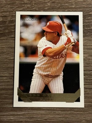 1993 Topps Gold Len Dykstra #740 Philadelphia Phillies - Image 1 of 2