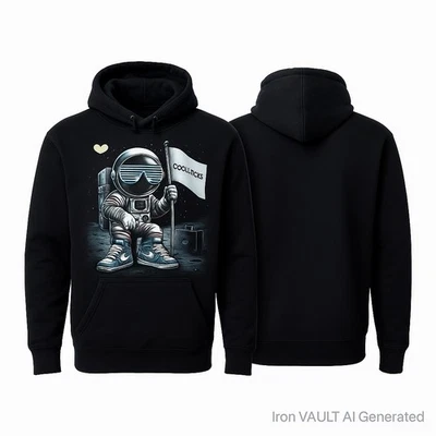 CoolKicks x Joe Hollywood Limited Edition Astronaut Hoodie Small Black 1 of 100 - Image 1 of 4