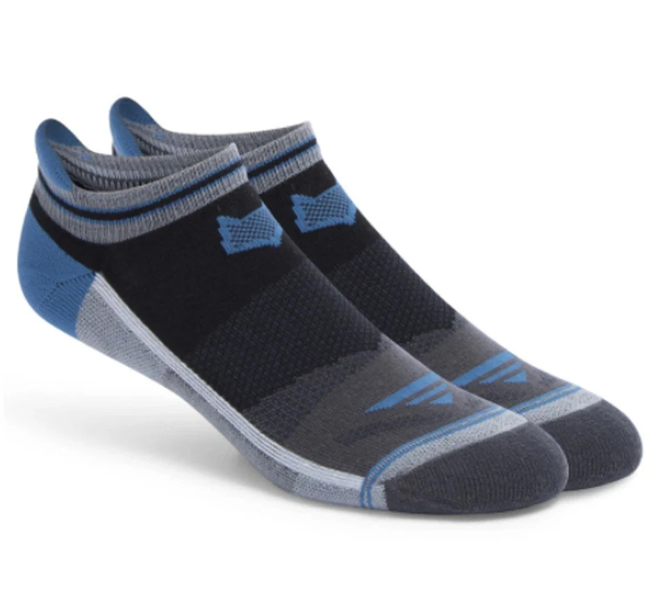 Calcetín deportivo Fox River Bolt Wick negro de peso medio al tobillo #1232-07000 Foto 1 de 1