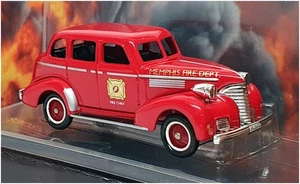 Corgi 9cm Long Diecast CS90013 - Chevrolet Fire Chief Car - Red - Picture 1 of 5