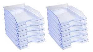 Exacompta Stabiles Tablett A4+, blau, 10 Stück, Modell 12310D - Afbeelding 1 van 3