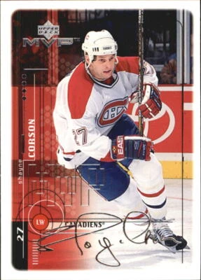 1998-99 Upper Deck MVP Silver Script #109 Shayne Corson - NM-MT - Image 1 of 2