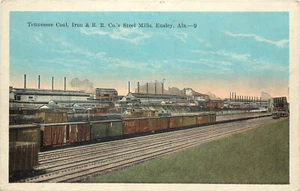Vintage Postcard Tennessee Coal Iron and R.R. Steel Mills Ensley AL 9 - Picture 1 of 2