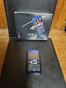 Sanyo Juno SCP-2700  Blue  Sprint Cell Phone FOR PARTS/ NOT WORKING with box - Picture 1 of 10