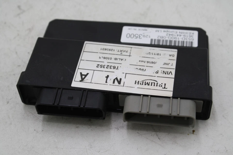 2014 TRIUMPH SPEED TRIPLE R 1050 ECU ECM BASE CDI COMPUTER T1293631 - Image 1 of 4