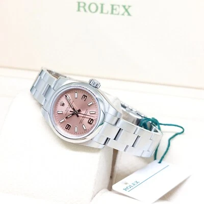 Rolex 26mm Dama Rosa Arabic Oyster Perpetual REF: 176200 (2016) Foto 1 de 4