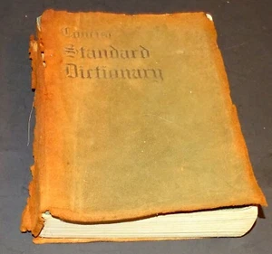 1908 Concise Standard Dictionary of the English Language Funk & Wagnalls (POOR) - Foto 1 di 7
