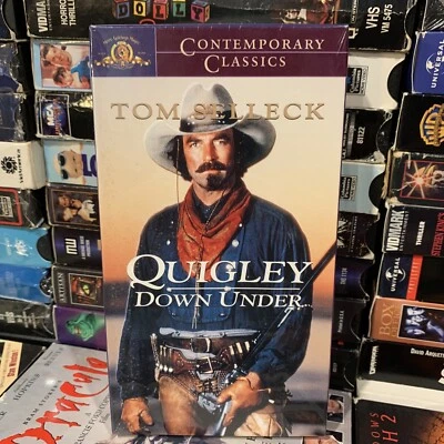 Quigley Down Under 1990 VHS Factory Sealed Tom Selleck Laura San Giacomo Western - Image 1 of 4