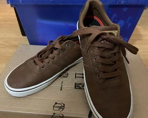 Scarpe da sneaker casual casual Levi's Miles Tumbled Wx in pelle sintetica 9 1/2 - Foto 1 di 11
