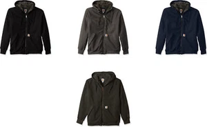 Sudadera con capucha forrada de sherpa Carhartt para hombre Rain Defender Rockland Sherpa - Imagen 1 de 6
