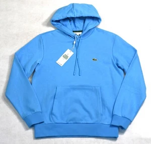 Lacoste Fleece Hoodie Pullover Argentina Blue Size M / 4 NWT - Picture 1 of 5