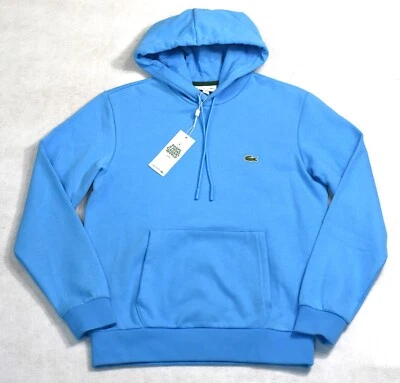 Lacoste Fleece Hoodie Pullover Argentina Blue Size M / 4 NWT - Image 1 of 4