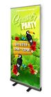 NEW Retractable Pull Up Banner Stand 33'  WITH PRINTING- PRICE REDUCED!!!