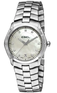 Ebel Classic Grand Sport 33 Quartz MOP diamaoand dialLadies Watch ref. E9954Q31 - Picture 1 of 4