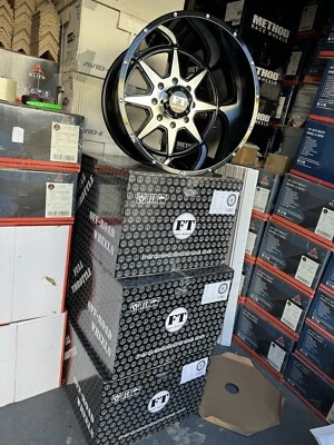 4 Wheels 20" FT2 20x14 8x170 Black Machined -76ET 130.6CB (FT22014817076BP) - Image 1 of 4