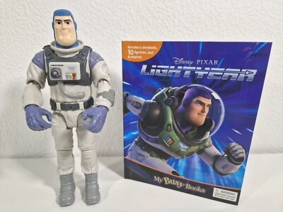 Mattel Lightyear Action Figure & My Busy Book, Phidal Publishing Disney /Pixar - Image 1 of 4