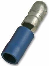 PRO POWER - Male Bullet Crimp Terminals Blue 16A, 100 Pack