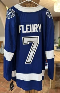 Haydn Fleury Tampa Bay Lightning Signed Blue Fanatics Breakaway Jersey Authentic - Picture 1 of 4