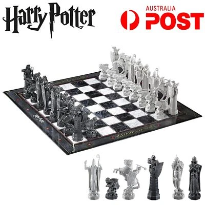Harry Potter Chess Set Game Chessboard Pieces Education Adult Kid Handcrafted AU - image 1 of 4