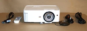 Proyector DLP de corto alcance ViewSonic PS600W. 3500 lúmenes.1498 a 1518 horas usado - Imagen 1 de 12