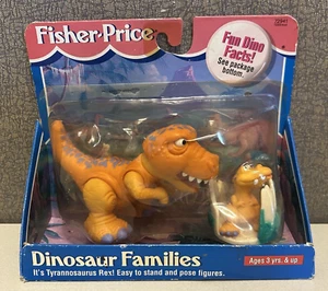 Fisher Price Dinosaur Families T-Rex 72941 1997 de colección NUEVO - Imagen 1 de 7