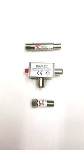 ATTENUATOR IEC or F type in line aerial signal reducer 3 6 9 12 15 20dB variable - Picture 1 of 4