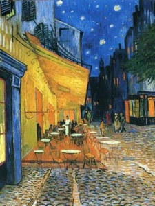 My Paint By Numbers Full Kit, Van Gogh Cafe Terrace at Night 12"x16", AS IS - Picture 1 of 2