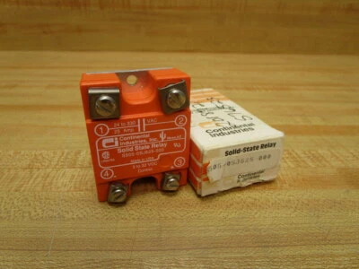 Continental Industries S505-0SJ625-000 Relay S5050SJ625000 Orange W/O Hardware - Image 1 of 4