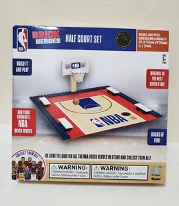 NBA Brick Heroes Half Court Set Building Blocks Basketball Players Series - Picture 1 of 5