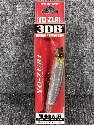 "Prisma 3D Yo-Zuri 3DB Minnow (flotante) 3-3/4"" movimiento de onda 3/8 oz" Foto 1 de 4