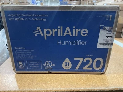 AprilAire 720A Whole-House Fan-Powered Evaporative Automatic Humidifier OPEN BOX - Image 1 of 4
