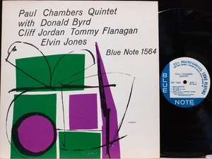 PAUL CHAMBERS "QUINTET " BLUE NOTE LP Vinyl UA LP MONO VG++/VG++ Donald Byrd - Picture 1 of 4