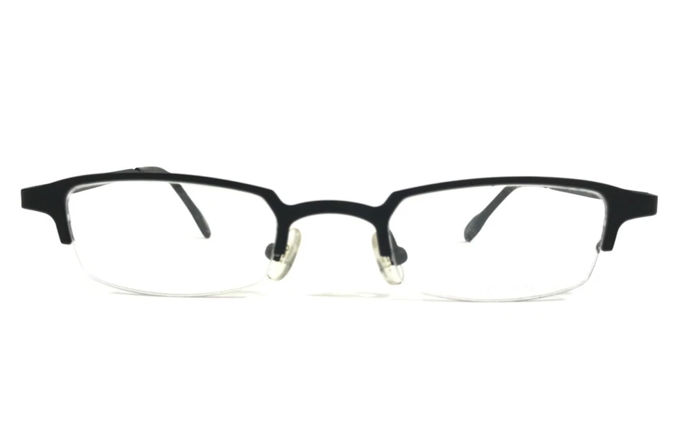 Monturas de gafas ogi 0012 COL.10 negro mate rectangular media borde 45-21-140 Foto 1 de 4