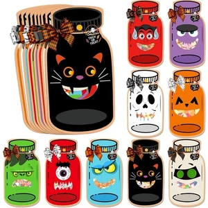 9PCS DIY Halloween Candy Bag Bottle Candy Packaging - Picture 1 of 8