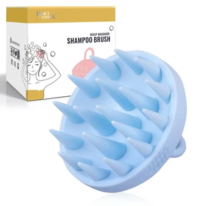 Hair Scalp Soft Silicone Massager Brush  Shampoo Brush use in shower - Picture 1 of 4