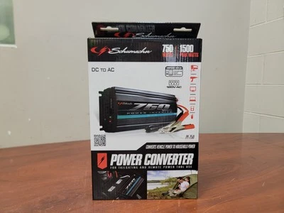 Schumacher Pl-750 750 Watts DC to AC Digital Power Inverter - Image 1 of 4