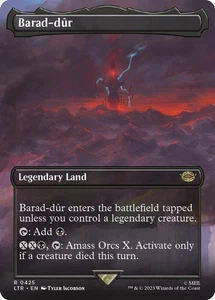 Magic The Gathering Barad-dur 425 Raro Tierra Sin Fronteras El Señor de los Anillos - Imagen 1 de 1